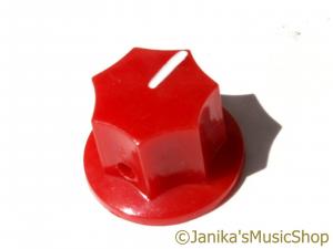 JAZZ BASS PEDAL EFFECT OR GUITAR AMPLIFIER TONE KNOB RED